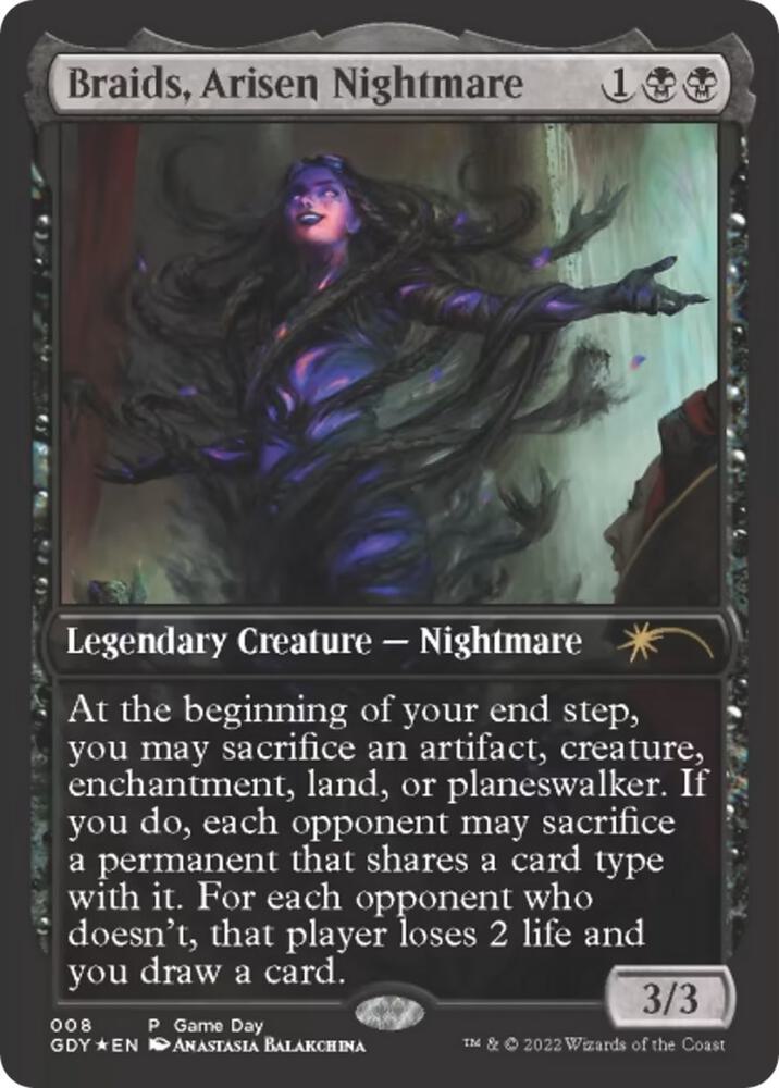 Braids Arisen Nightmare 8 (Game Day & Store Championship Promos)  - Foil | Good Games Adelaide SA