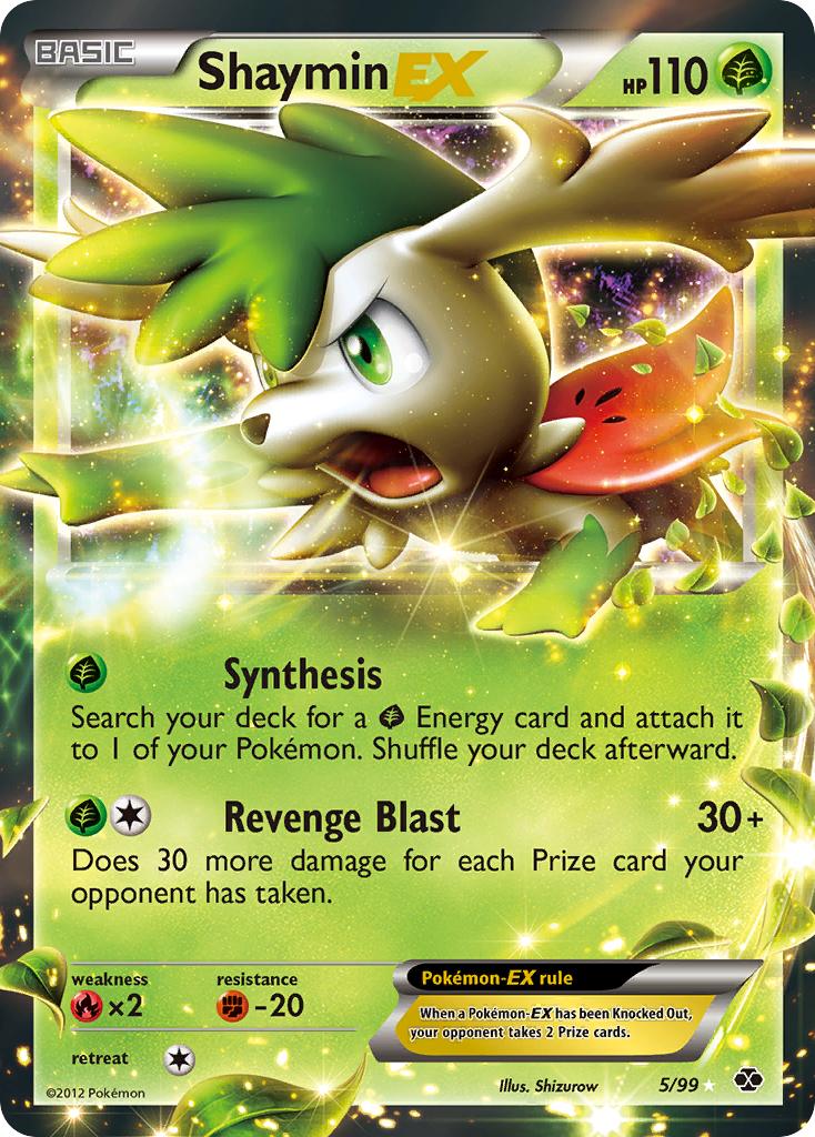 Shaymin EX (5/99) [Black & White: Next Destinies] | Good Games Adelaide SA