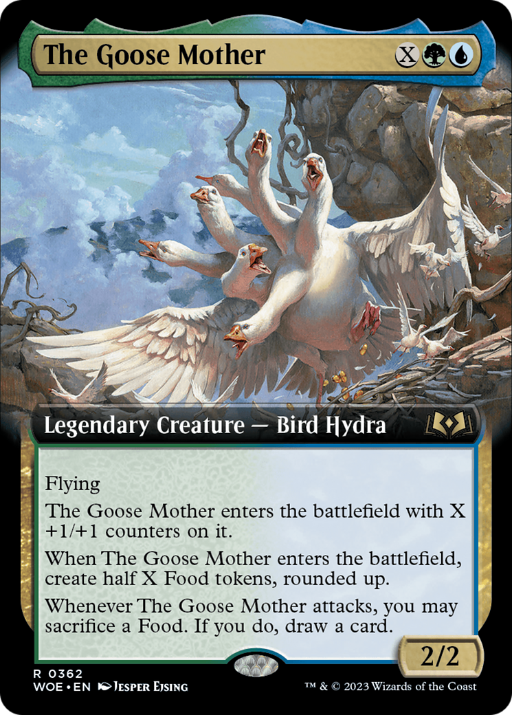 The Goose Mother (Extended Art) [Wilds of Eldraine] | Good Games Adelaide SA