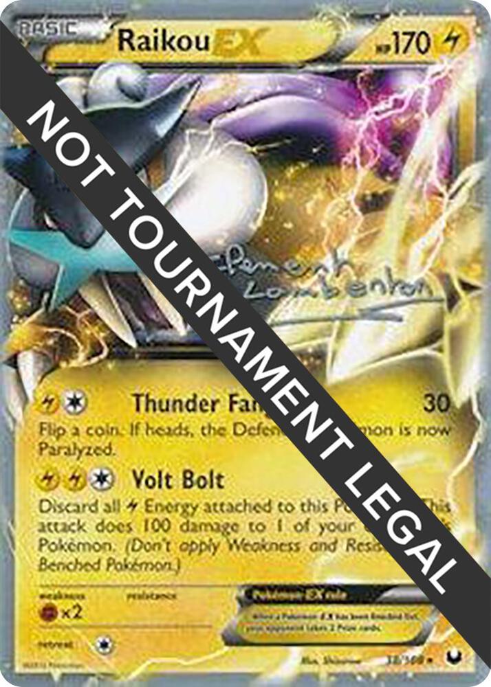 Raikou EX 2013 Clement Lamberton 38/108 (World Championship Decks)  | Good Games Adelaide SA