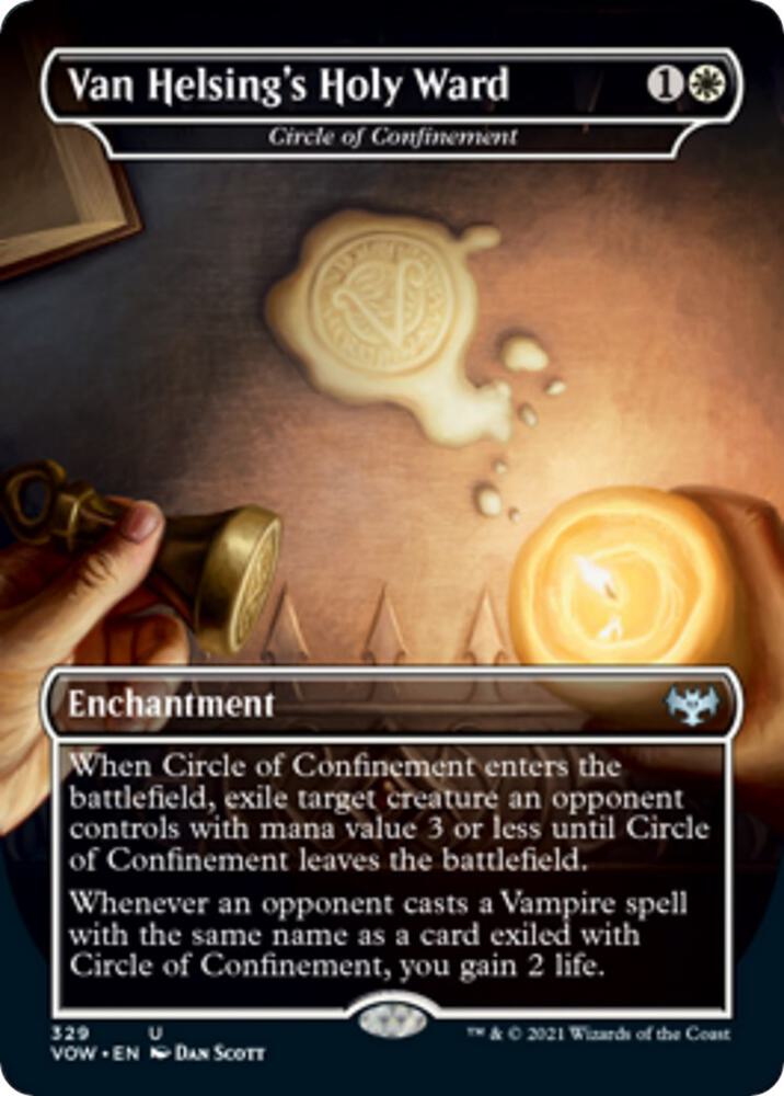 Van Helsings Holy Ward Circle of Confinement 329 (Innistrad: Crimson Vow)  - Foil | Good Games Adelaide SA