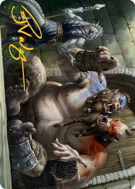 Ettin Art Card Gold Stamped Signature 13 (Art Series: Adventures in the Forgotten Realms)  | Good Games Adelaide SA