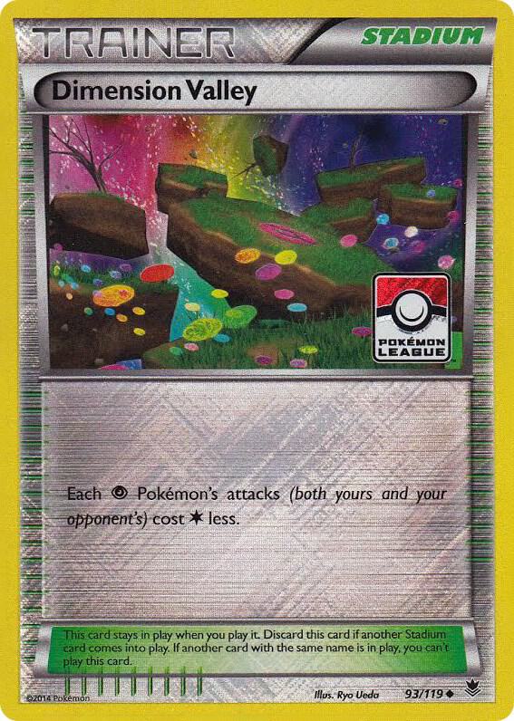 Dimension Valley 93 119 Pokemon League 093/119 (League & Championship Cards)  - Reverse Holofoil | Good Games Adelaide SA