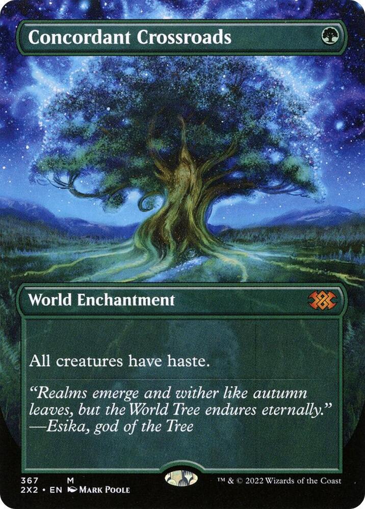 Concordant Crossroads Borderless 367 (Double Masters 2022)  - Foil | Good Games Adelaide SA