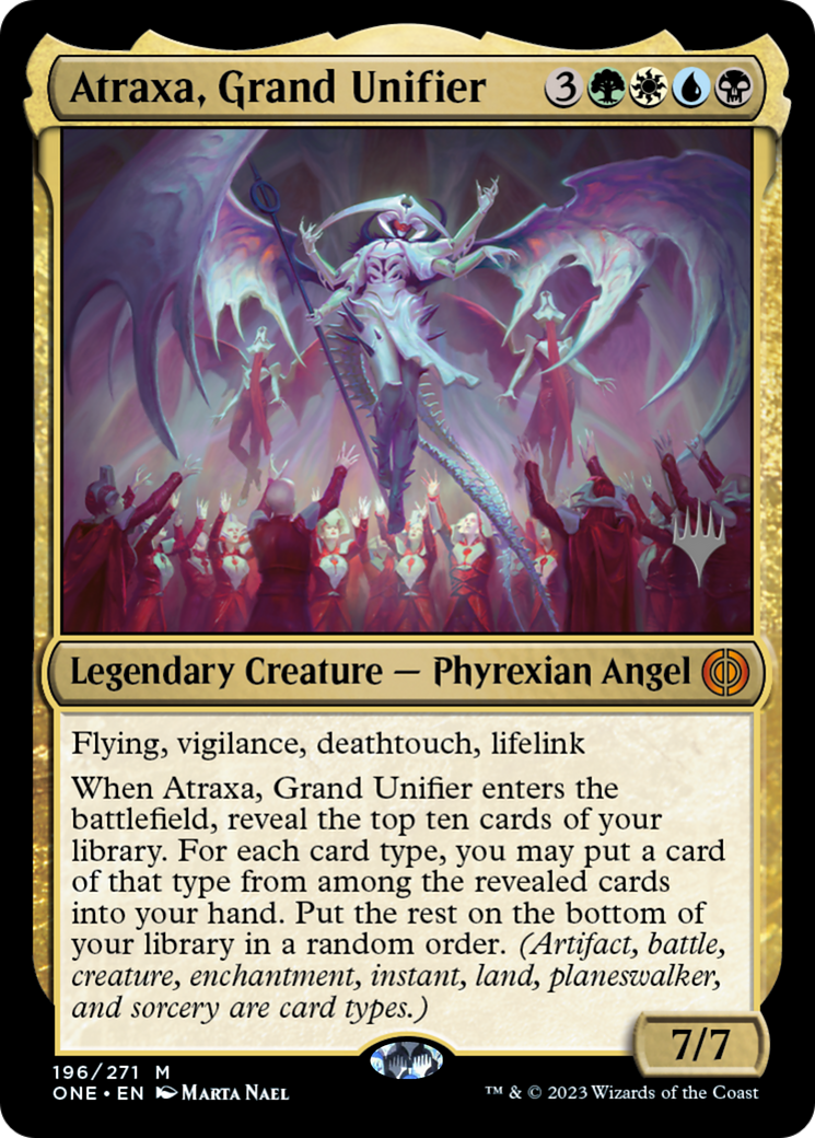 Atraxa, Grand Unifier (Promo Pack) [Phyrexia: All Will Be One Promos] | Good Games Adelaide SA