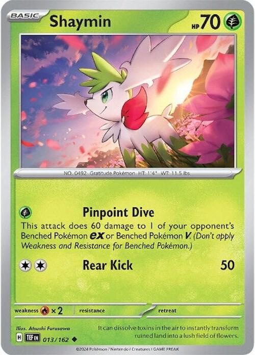 Shaymin 013/162 (SV05: Temporal Forces)  - Reverse Holofoil | Good Games Adelaide SA