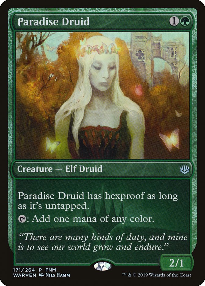 Paradise Druid [War of the Spark Promos] | Good Games Adelaide SA