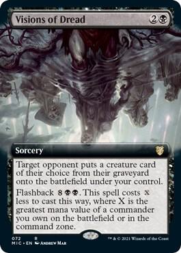 Visions of Dread Extended Art 72 (Commander: Innistrad: Midnight Hunt)  | Good Games Adelaide SA