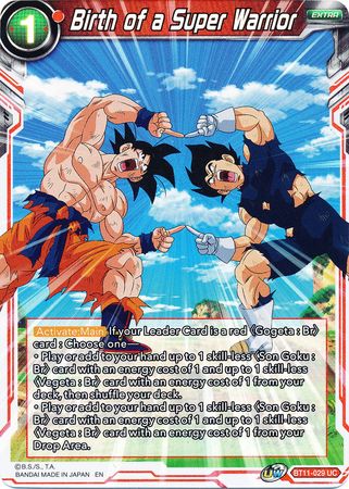 Birth of a Super Warrior [BT11-029] | Good Games Adelaide SA