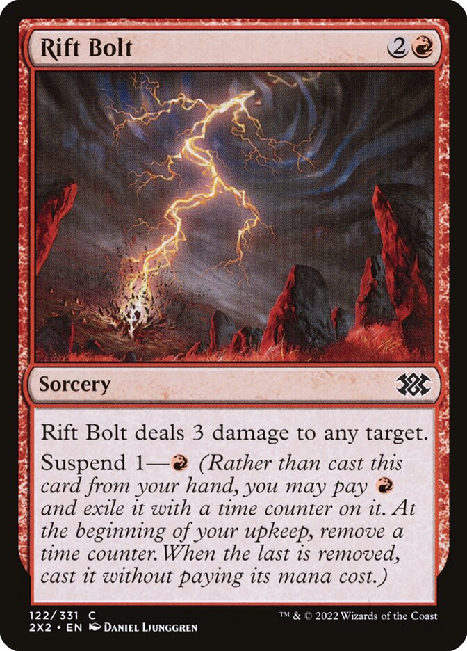 Rift Bolt 122 (Double Masters 2022)  - Foil | Good Games Adelaide SA