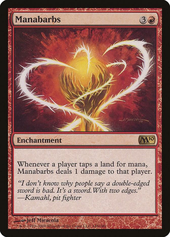 Manabarbs 149/249 (Magic 2010 (M10))  - Foil | Good Games Adelaide SA