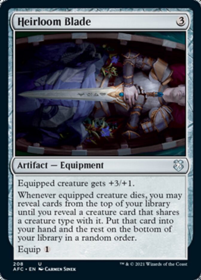 Heirloom Blade [Dungeons & Dragons: Adventures in the Forgotten Realms Commander] | Good Games Adelaide SA