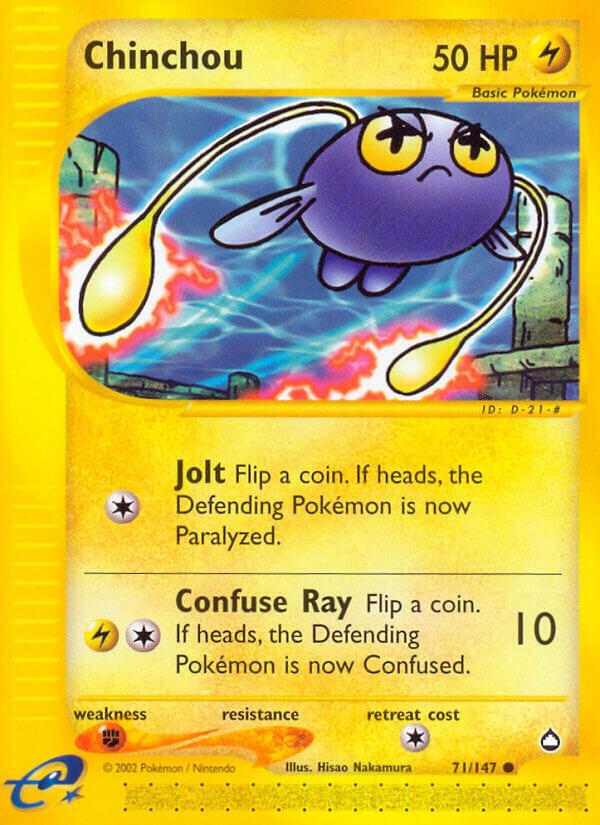 Chinchou 71 071/147 (Aquapolis)  | Good Games Adelaide SA