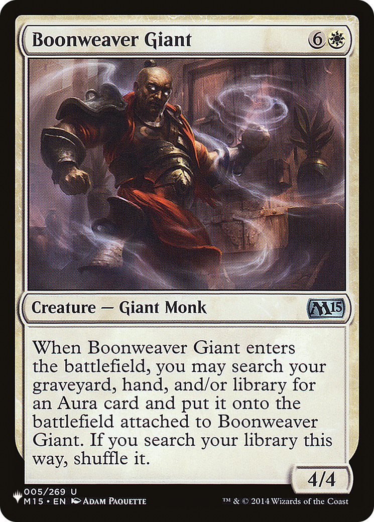 Boonweaver Giant [The List Reprints] | Good Games Adelaide SA