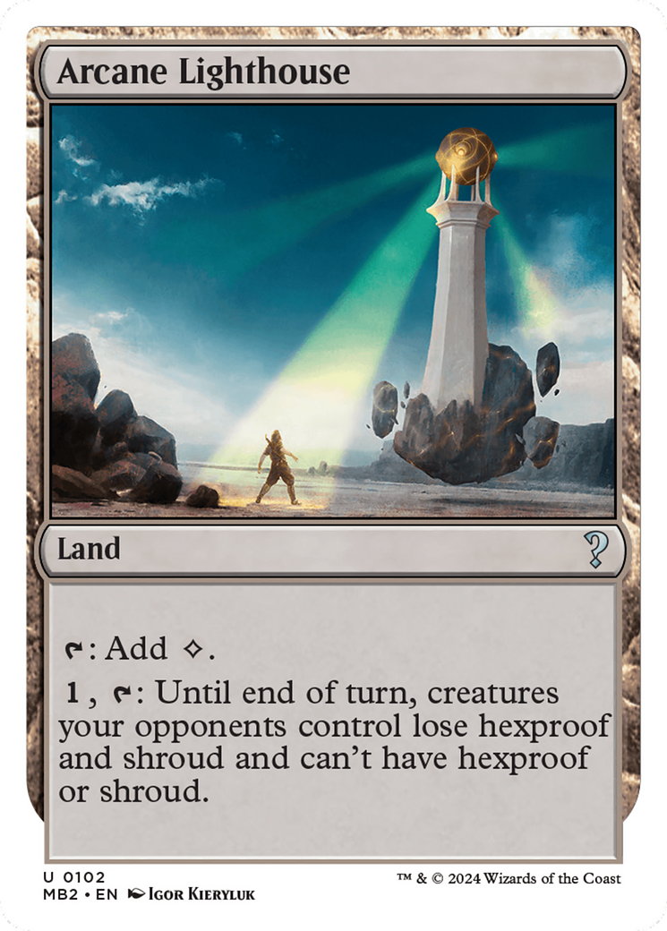 Arcane Lighthouse (White Border) [Mystery Booster 2] | Good Games Adelaide SA