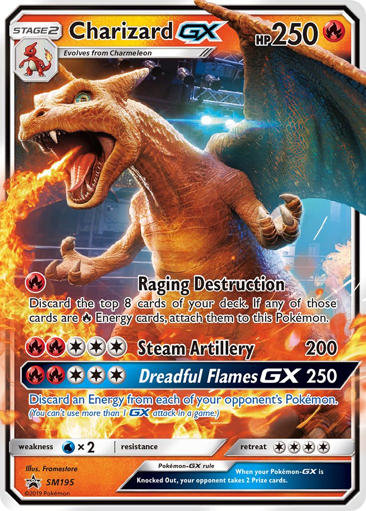 Charizard GX (SM195) [Sun & Moon: Black Star Promos] | Good Games Adelaide SA