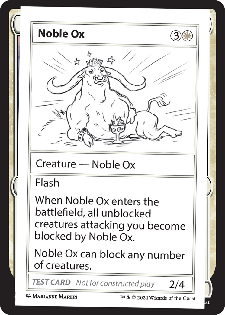 Noble Ox [Mystery Booster 2 Playtest Cards] | Good Games Adelaide SA