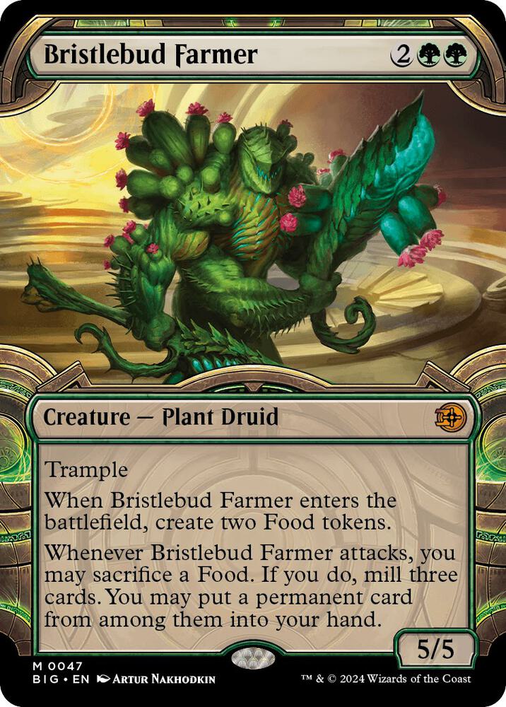 Bristlebud Farmer 47 (Outlaws of Thunder Junction: The Big Score)  - Foil | Good Games Adelaide SA