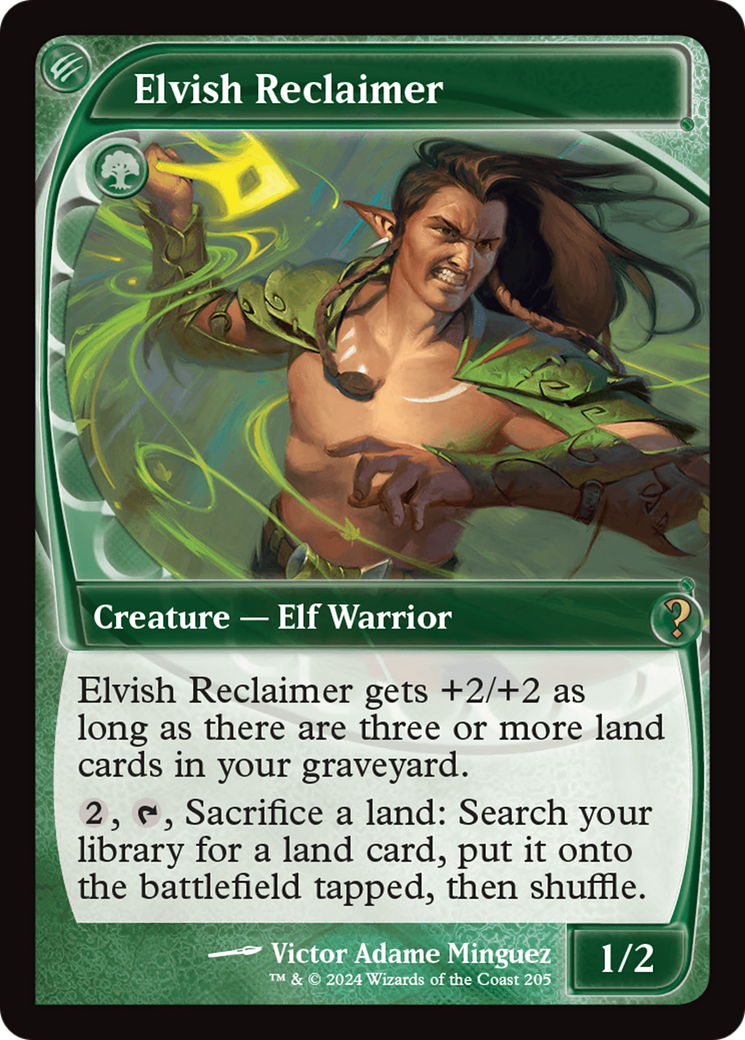 Elvish Reclaimer (Future Sight) [Mystery Booster 2] | Good Games Adelaide SA