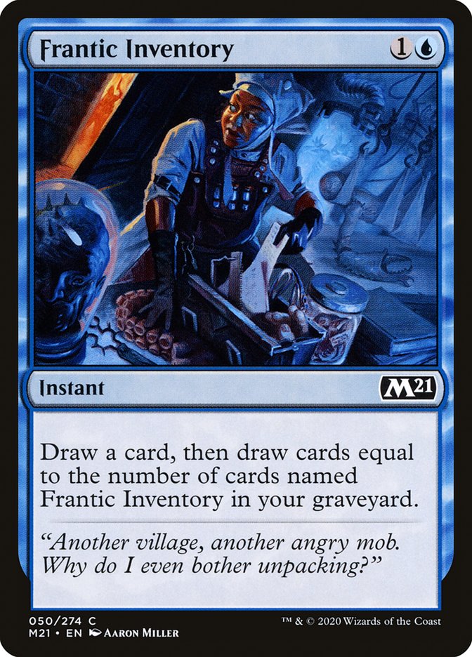 Frantic Inventory [Core Set 2021] | Good Games Adelaide SA