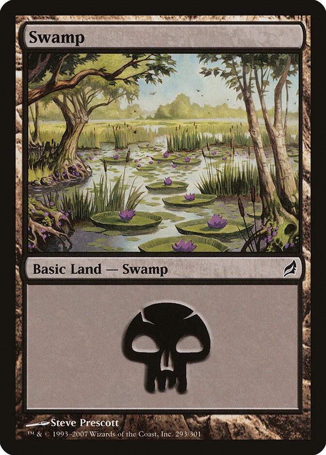 Swamp 293 (Lorwyn)  - Foil | Good Games Adelaide SA
