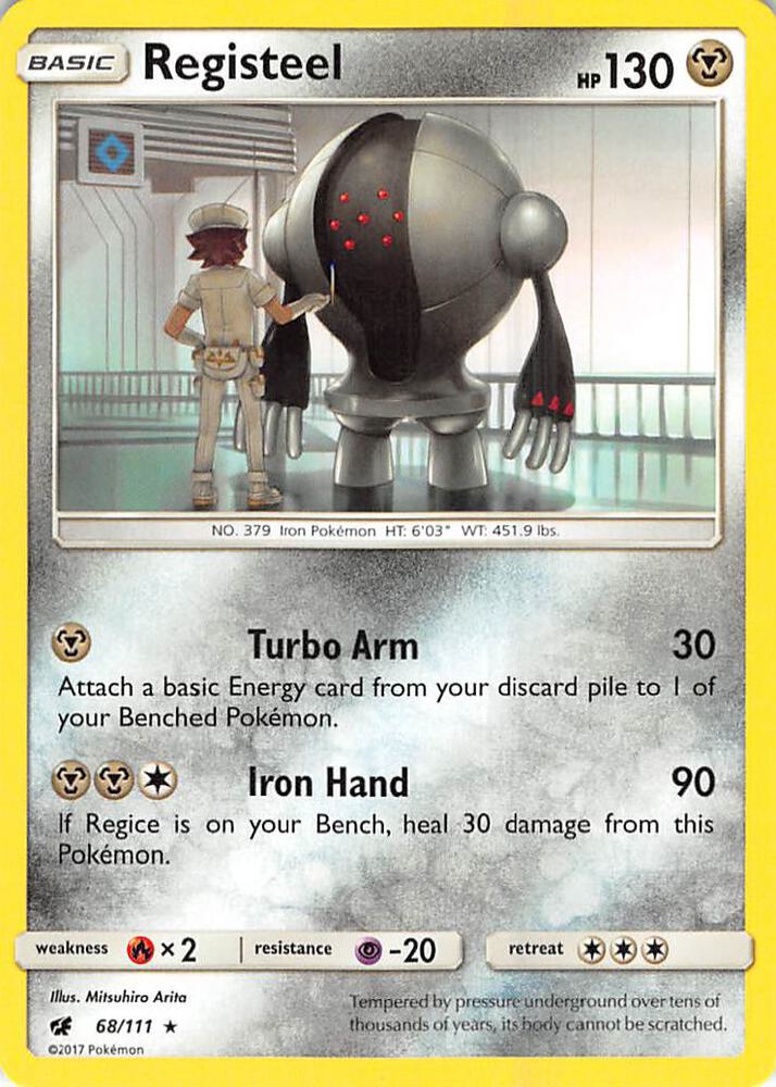 Registeel 68/111 (SM - Crimson Invasion)  | Good Games Adelaide SA