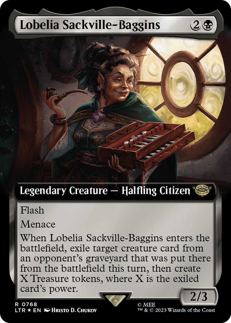 Lobelia Sackville-Baggins (Extended Art) (Surge Foil) [The Lord of the Rings: Tales of Middle-Earth] | Good Games Adelaide SA