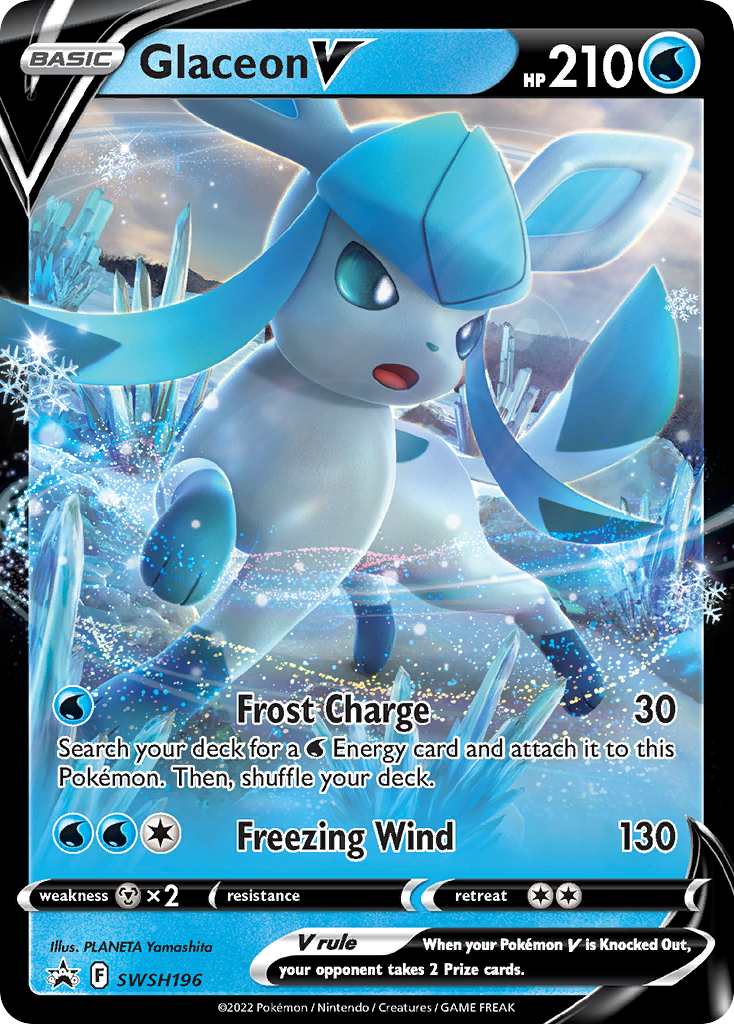 Glaceon V (SWSH196) [Sword & Shield: Black Star Promos] | Good Games Adelaide SA