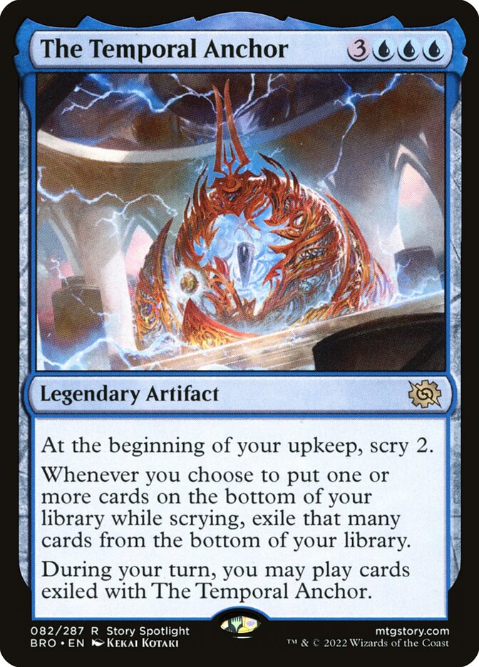 The Temporal Anchor 82 (The Brothers' War)  - Foil | Good Games Adelaide SA