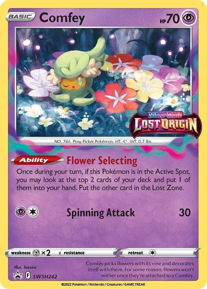 Comfey Prerelease SWSH242 (SWSH: Sword & Shield Promo Cards)  - Holofoil | Good Games Adelaide SA