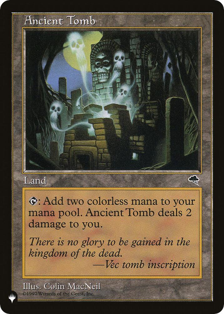 Ancient Tomb  (The List Reprints)  | Good Games Adelaide SA