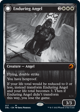 Enduring Angel // Angelic Enforcer [Innistrad: Double Feature] | Good Games Adelaide SA