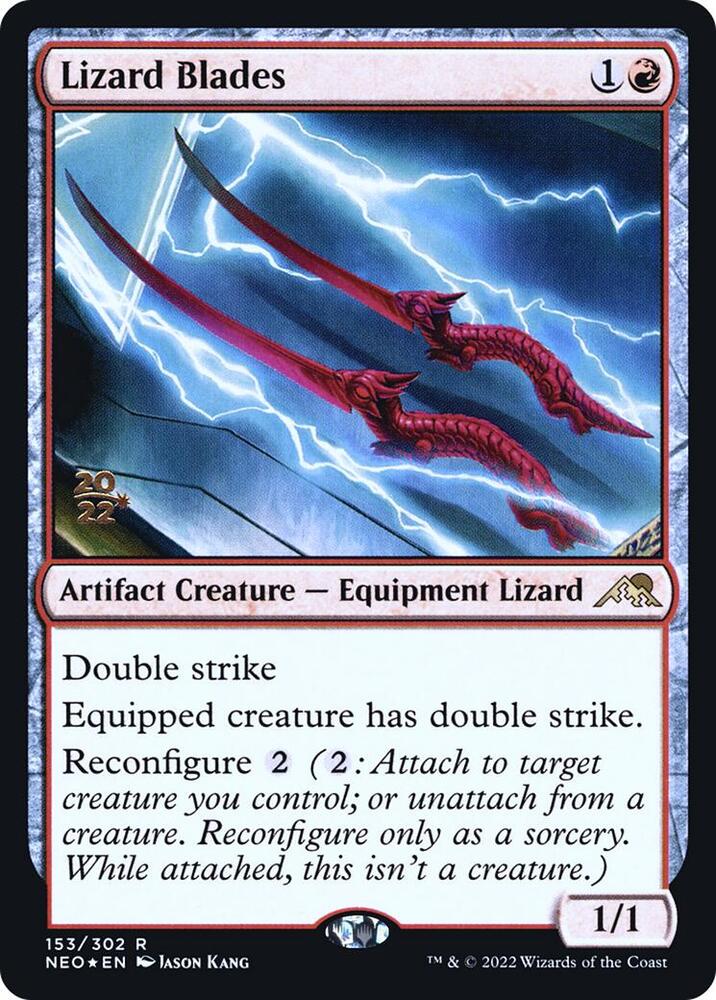 Lizard Blades 153 (Prerelease Cards)  - Foil | Good Games Adelaide SA