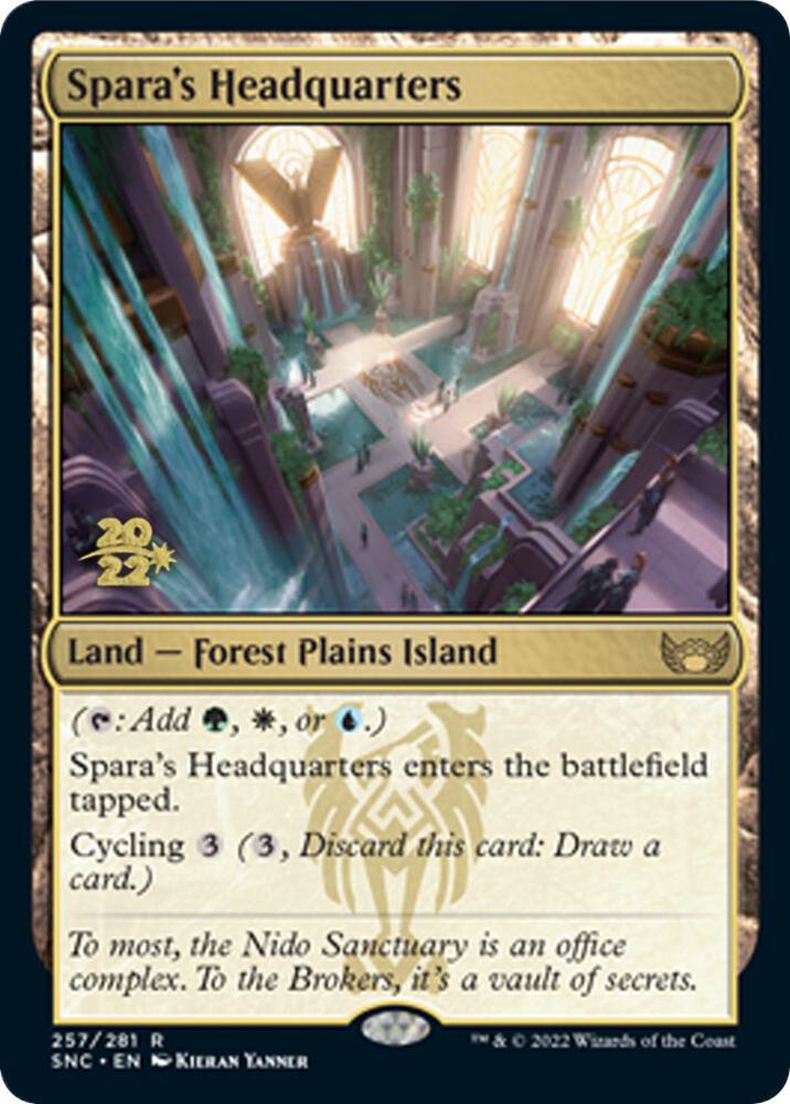 Sparas Headquarters 257 (Prerelease Cards)  - Foil | Good Games Adelaide SA