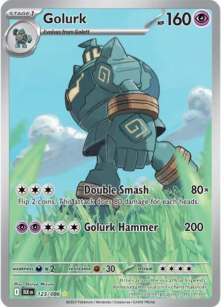 Golurk 123/086 (SV: Black Bolt)  - Holofoil | Good Games Adelaide SA