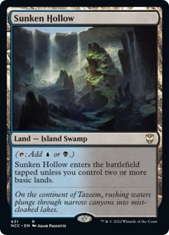 Sunken Hollow 431 (Commander: Streets of New Capenna)  | Good Games Adelaide SA