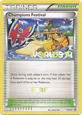 Champions Festival (XY27) (2014 Staff) [XY: Black Star Promos] | Good Games Adelaide SA