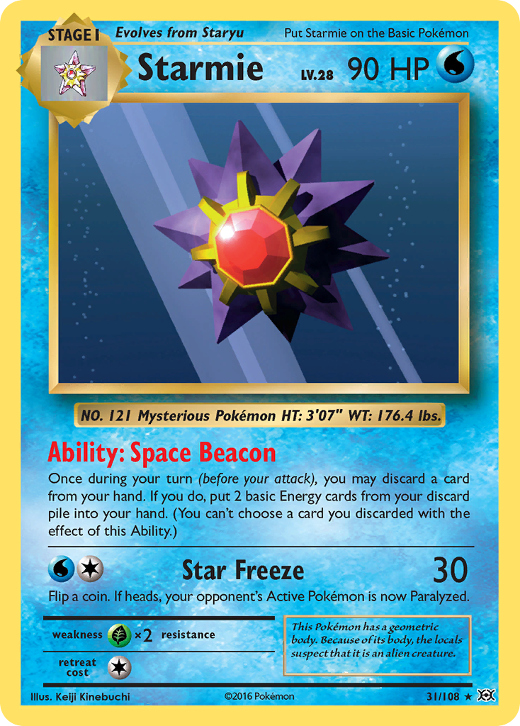 Starmie (31/108) [XY: Evolutions] | Good Games Adelaide SA