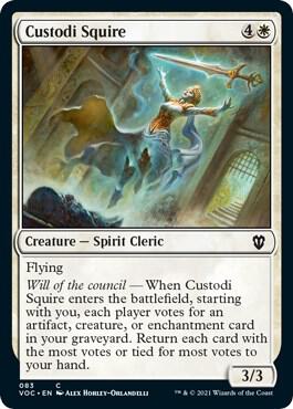 Custodi Squire 83 (Commander: Innistrad: Crimson Vow)  | Good Games Adelaide SA