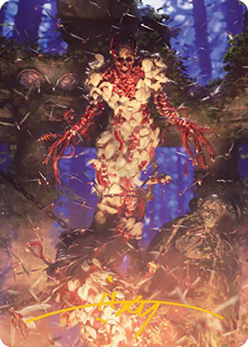 Grist the Hunger Tide Art Card 55 81 Gold Stamped Signature 55 (Art Series: Modern Horizons 2)  | Good Games Adelaide SA