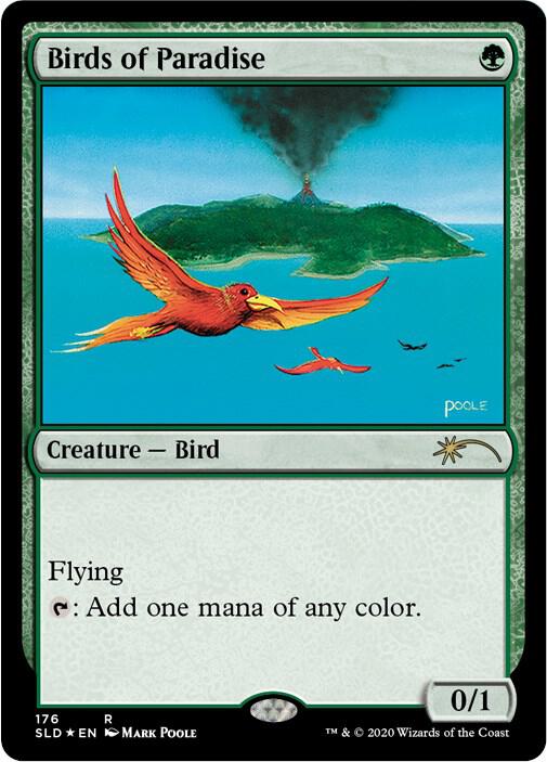 Birds of Paradise 176 176 (Secret Lair Drop Series)  - Foil | Good Games Adelaide SA