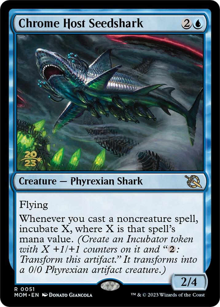 Chrome Host Seedshark 51 (Prerelease Cards)  - Foil | Good Games Adelaide SA