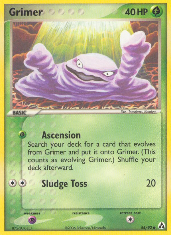 Grimer (54/92) [EX: Legend Maker] | Good Games Adelaide SA