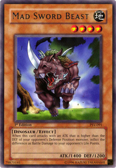 Mad Sword Beast [PSV-091] Rare | Good Games Adelaide SA