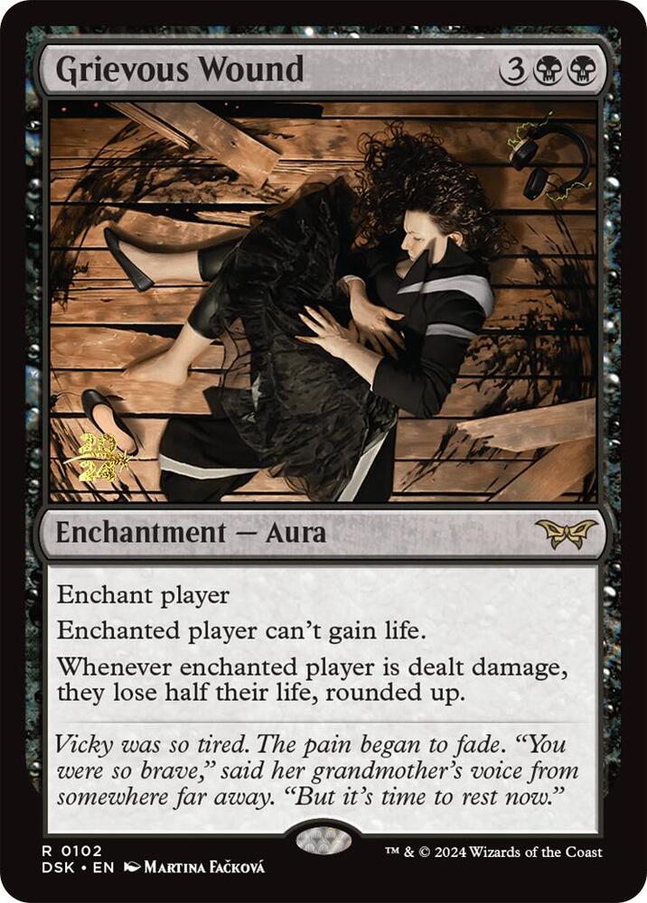 Grievous Wound 102 (Prerelease Cards)  - Foil | Good Games Adelaide SA