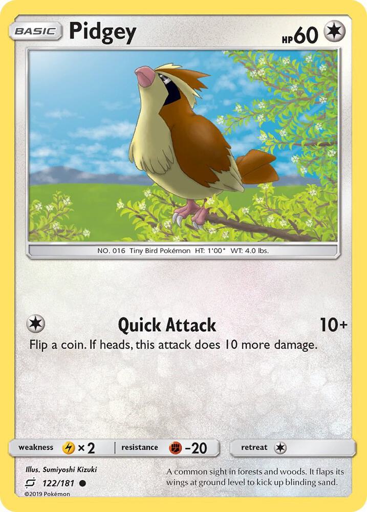 Pidgey 122/181 (SM - Team Up)  | Good Games Adelaide SA