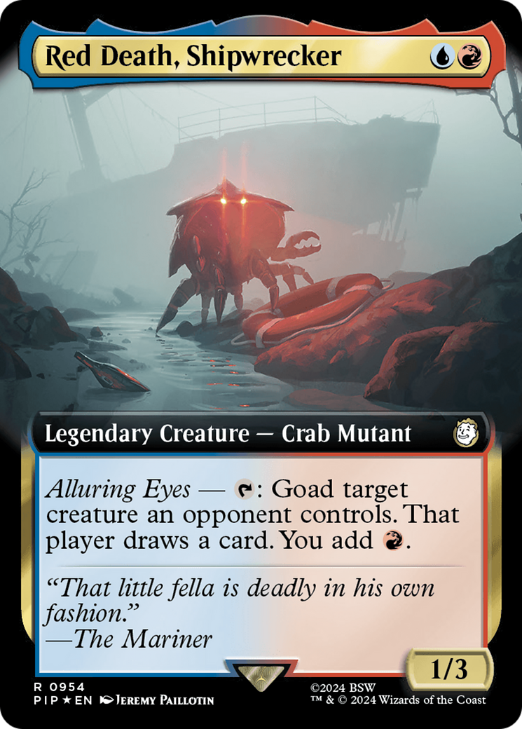 Red Death, Shipwrecker (Extended Art) (Surge Foil) [Fallout] | Good Games Adelaide SA
