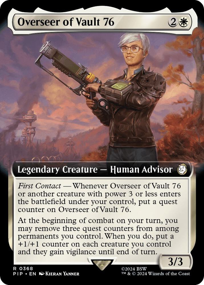 Overseer of Vault 76 368 (Universes Beyond: Fallout)  - Foil | Good Games Adelaide SA