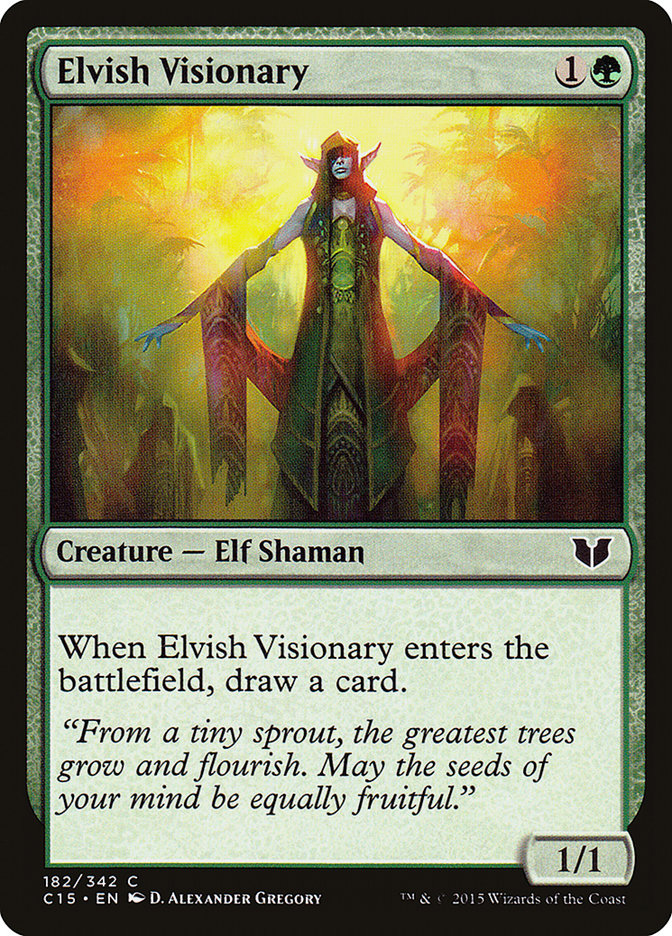 Elvish Visionary [Commander 2015] | Good Games Adelaide SA