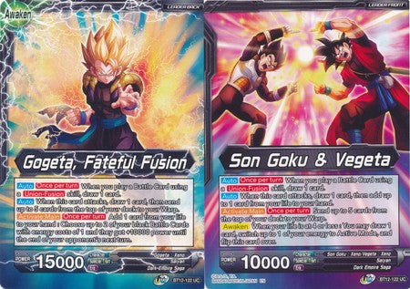 Son Goku & Vegeta // Gogeta, Fateful Fusion [BT12-122] | Good Games Adelaide SA
